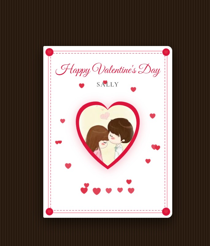 Bear Hugs Valentine Card