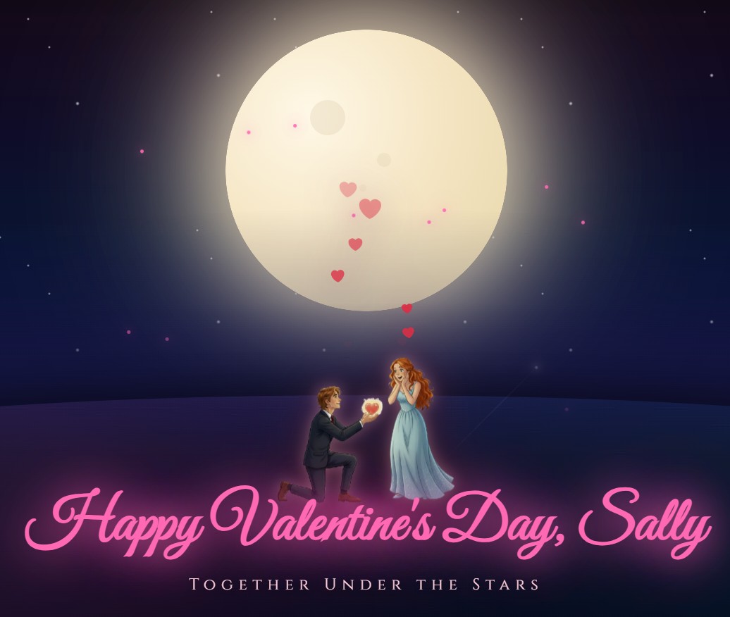 Moonlight Valentine E-Card